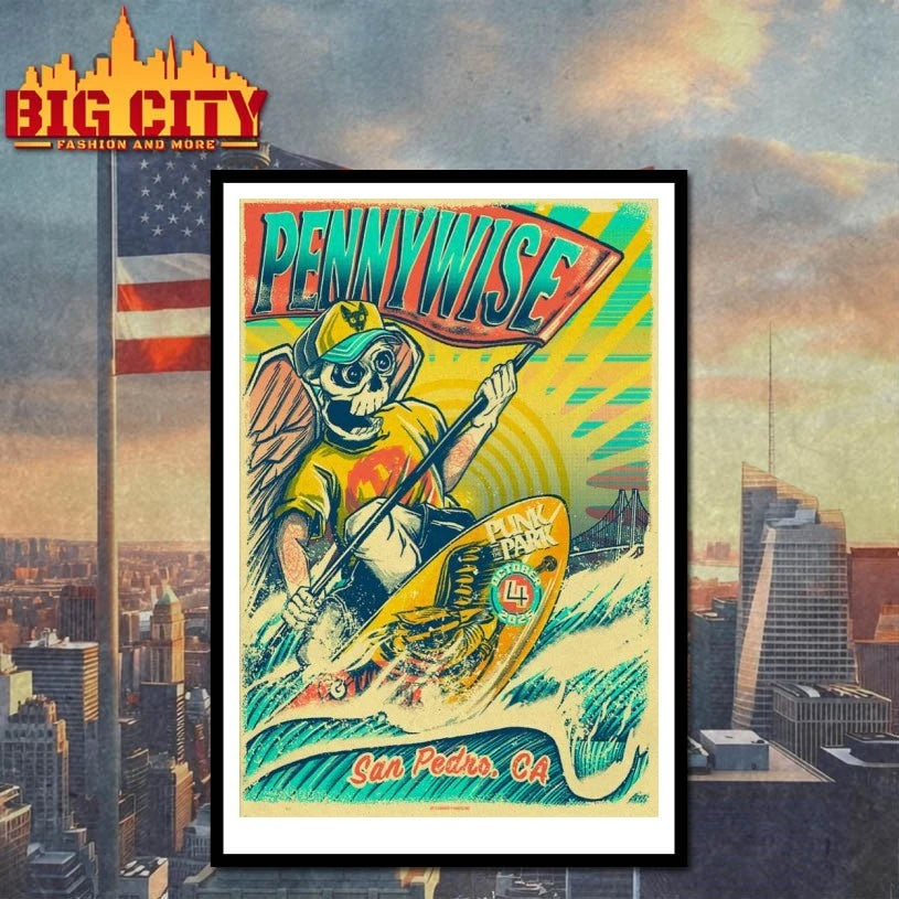 PennyWise Oct 4 2025 Punk In The Park San Pedro CA Poster shirts