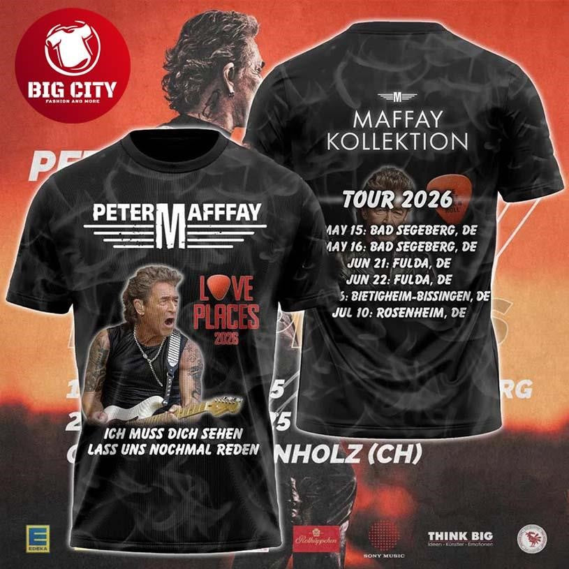 Peter Maffay Tour 2026 New Two Sided Shirt