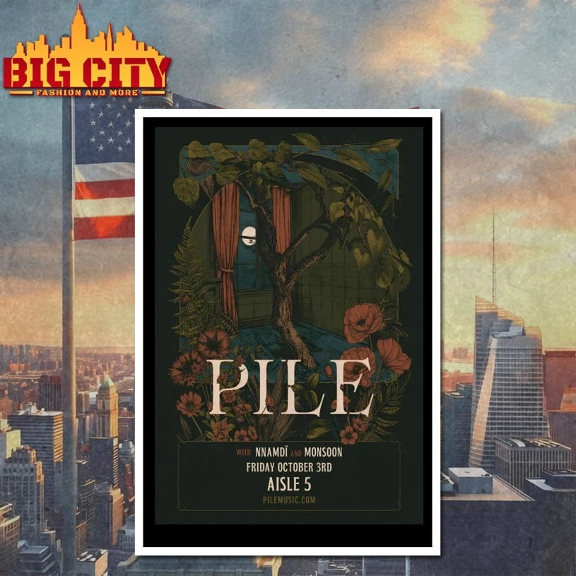 Pile Atlanta Tour On Oct 3 2025 Poster shirt