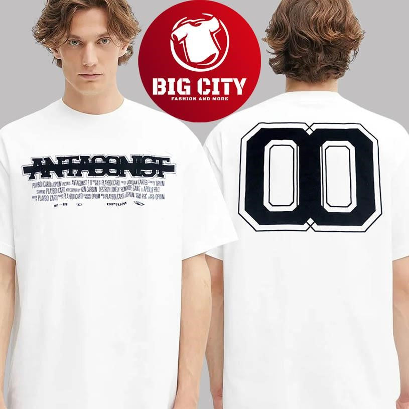 Playboi Carti Antagonist 2.0 Tour Lineup 00 Two Sided Shirt