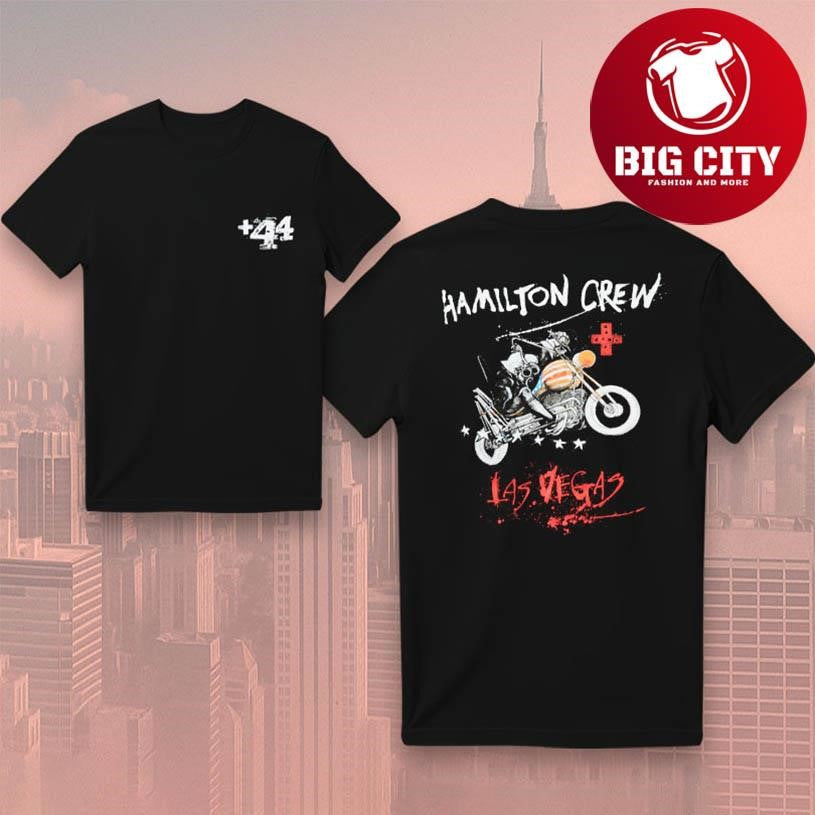 Plus44 Hamilton Crew Las Vegas Moto Two Sided Shirt