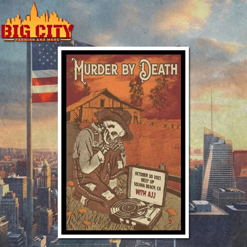 Poster Murder By Death Solana Beach CA Oct 30 2025 Shirts
