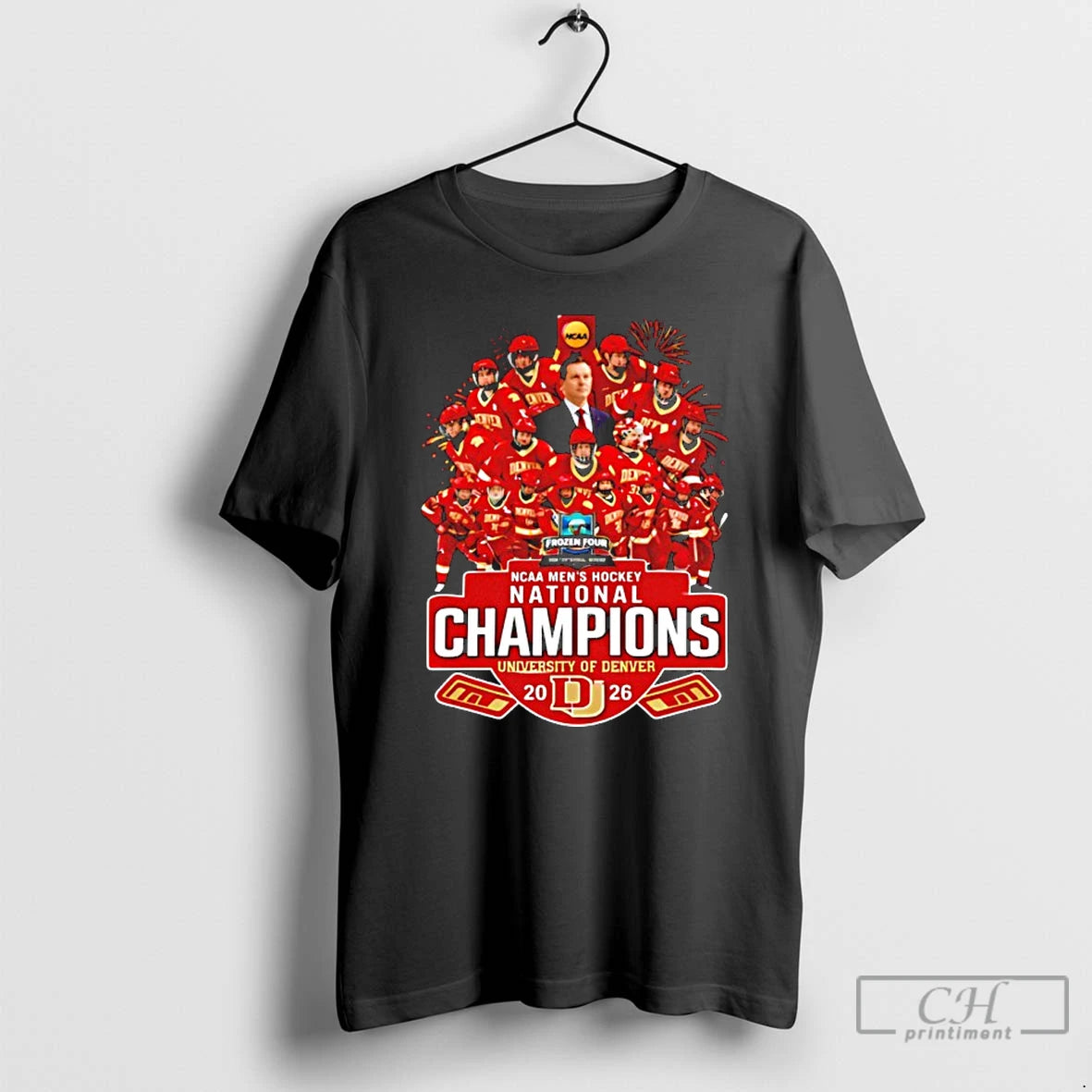 Premium Denver Pioneers Mens Ice Hockey 10x National Champions All Team