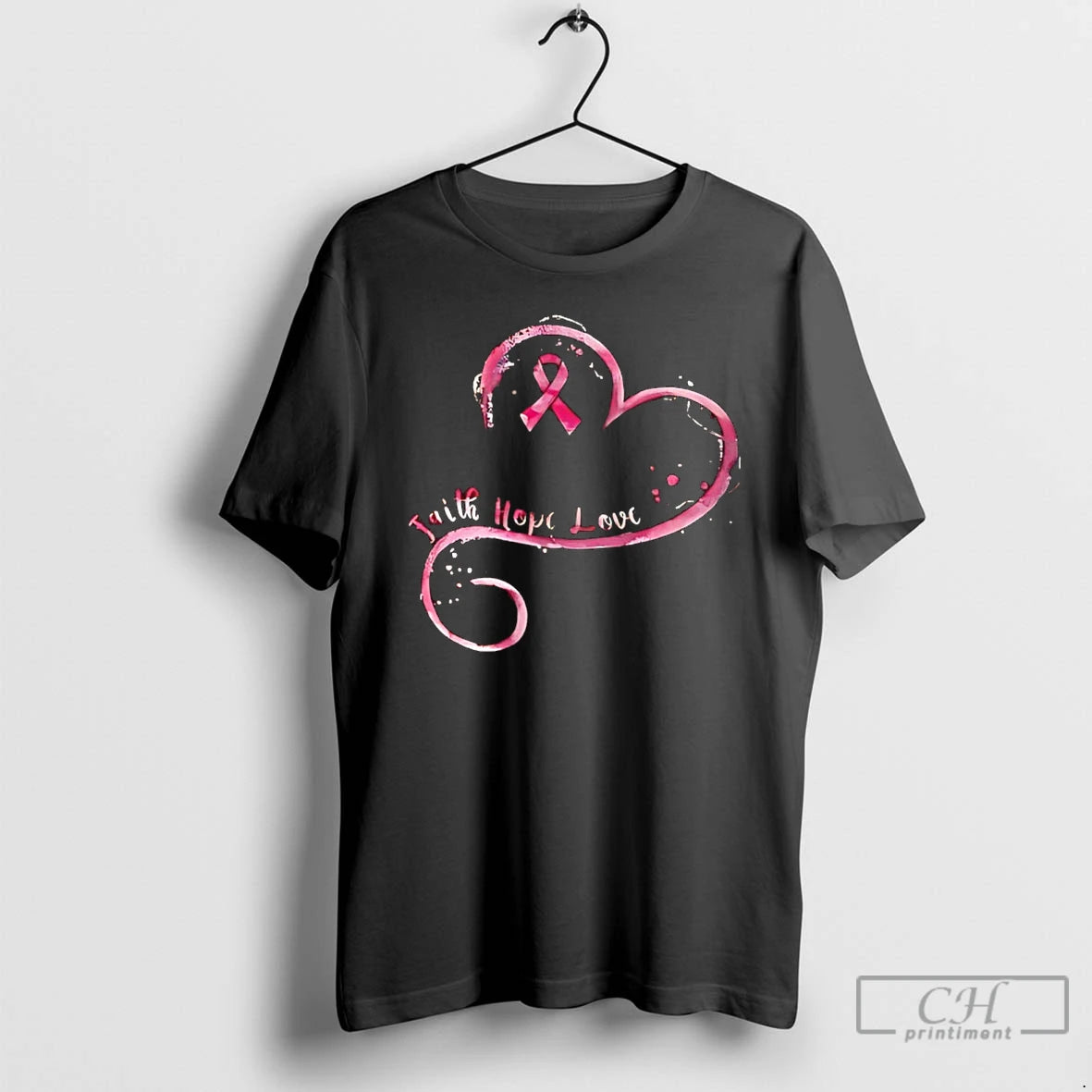 Premium Faith Hope Love Breast Cancer Awareness Month