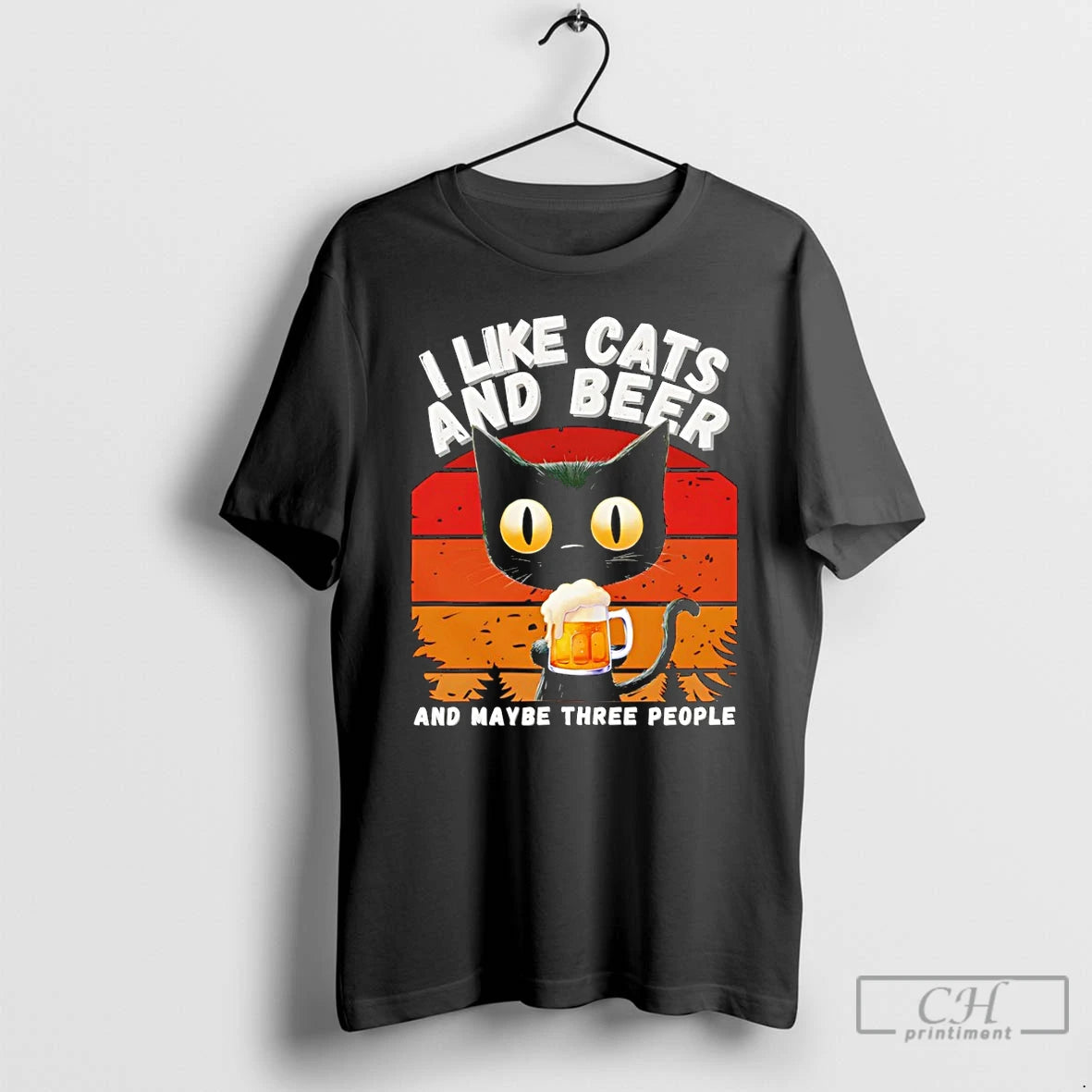 Premium I Like Cats And Beer And Maybe Three People