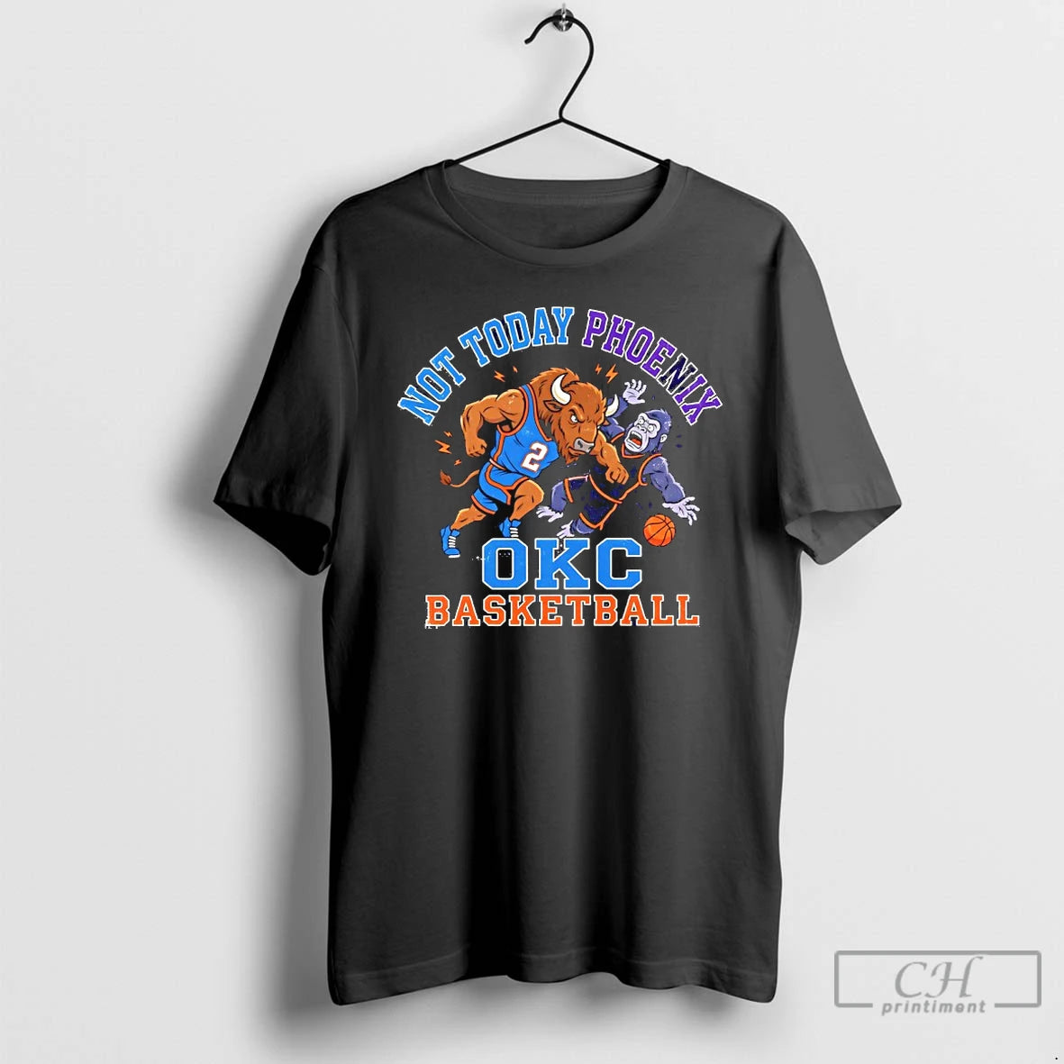 Premium Not Today Phoenix Oklahoma City Thunder Basketball Mascot