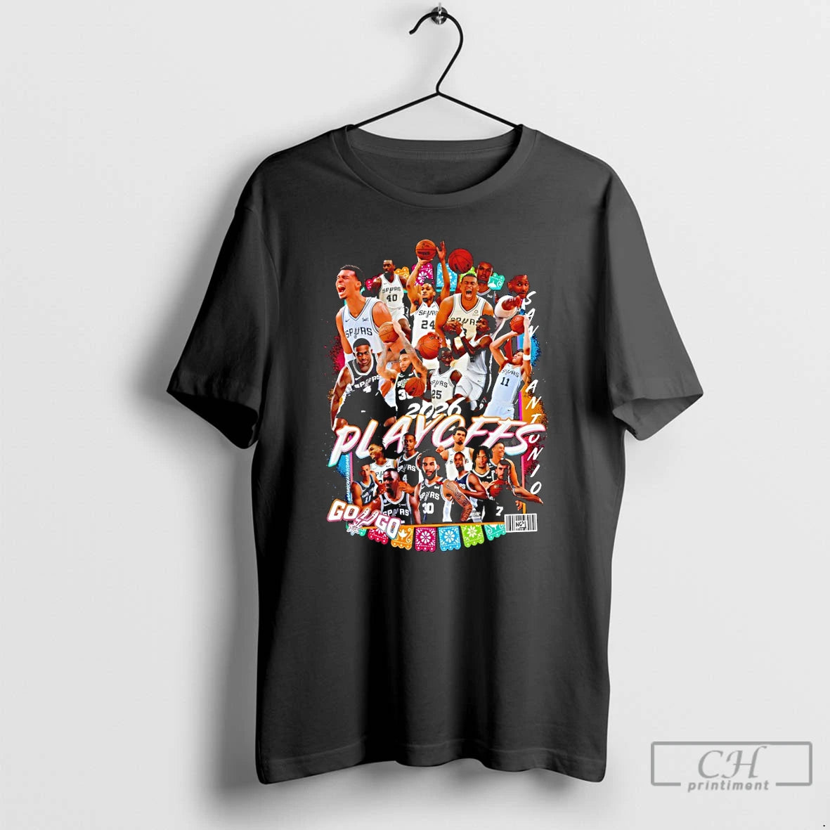 Premium San Antonio Spurs Playoff Nba Basketball Go Spurs Go 2026