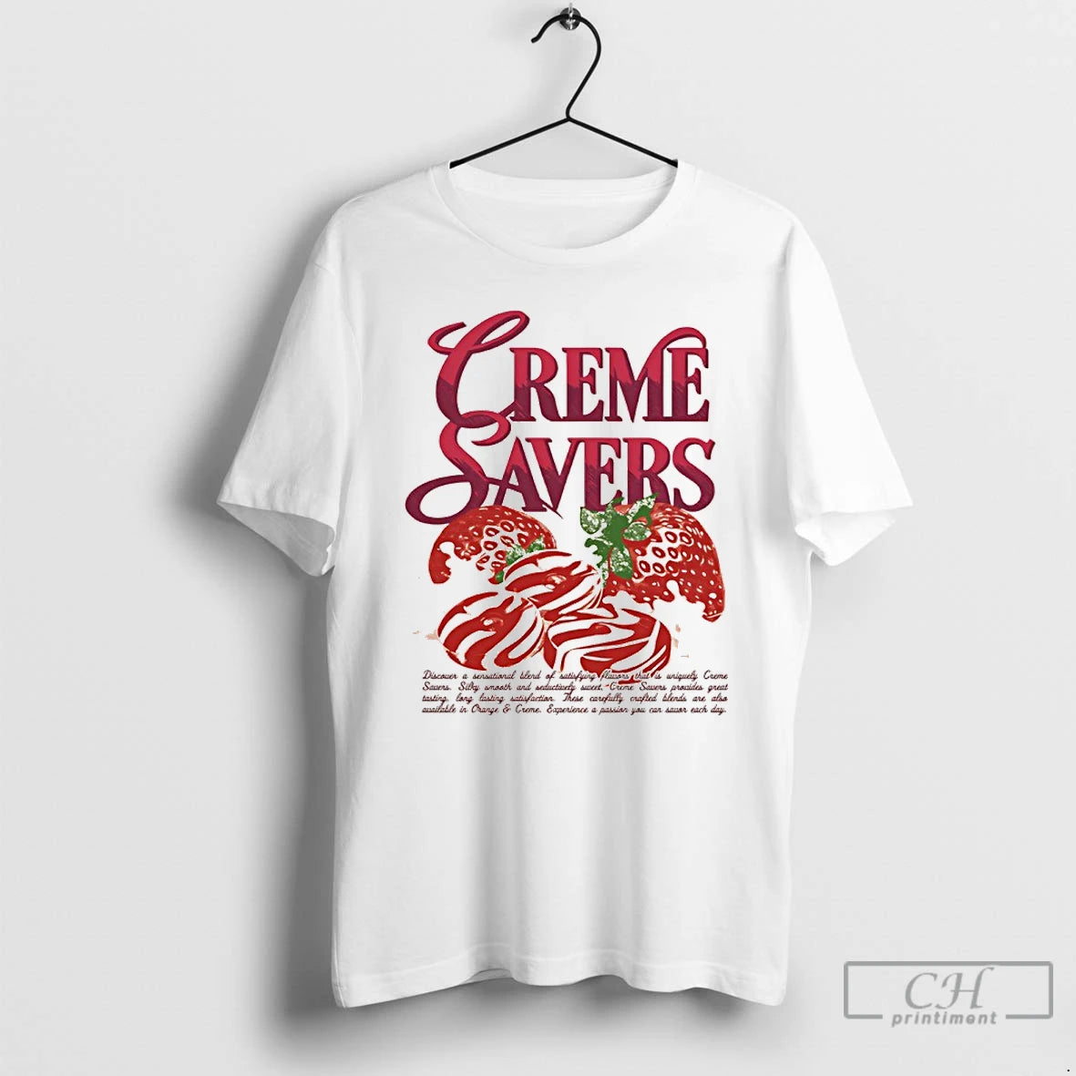 Premium Strawberry Swirl Candy Creme Savers