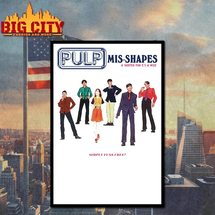 Pulp Mis-Shapes and sorted for e’s and Wizz Simply fuss free shirt