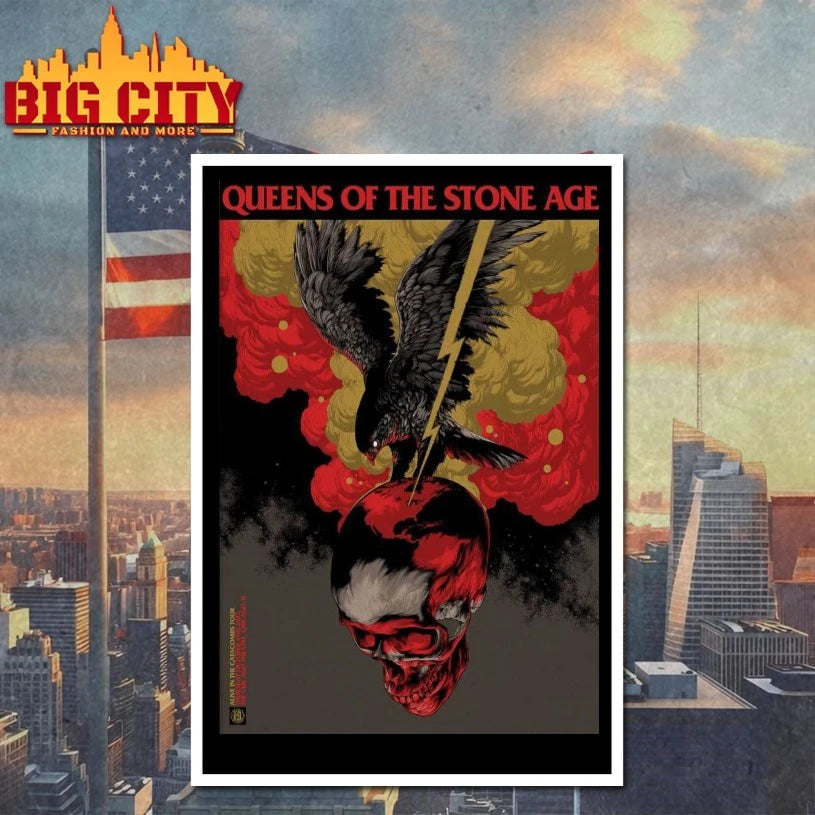 QOTSA The Chicago Theatre 10.2.2025 Poster shirt