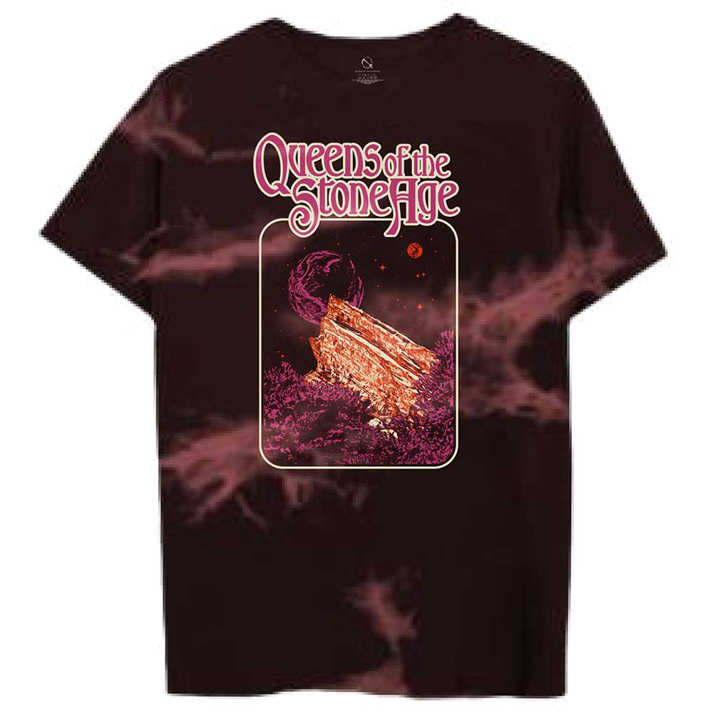 Queens Of The Stone Age | Official Band T-Shirt | Planet Frame (Wash Collection)