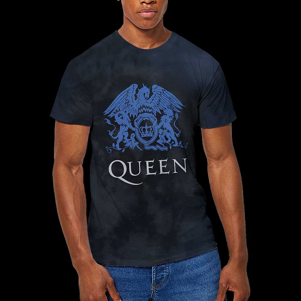 QUEEN Attractive T-Shirt, Blue Crest Style001