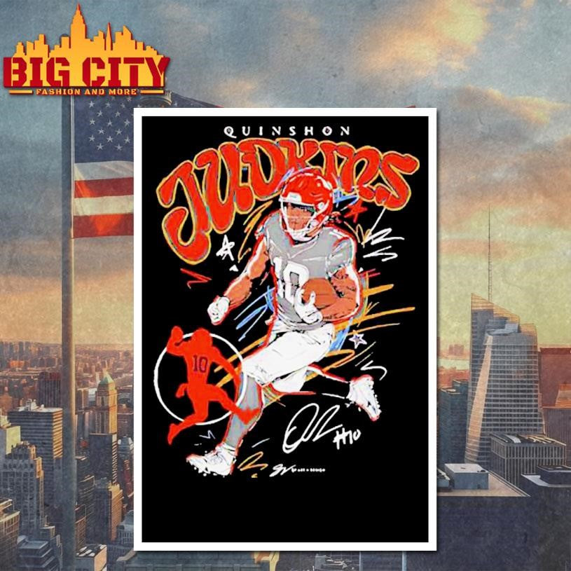 Quinshon Judkins Cleveland Browns Scribble Signature Shirt