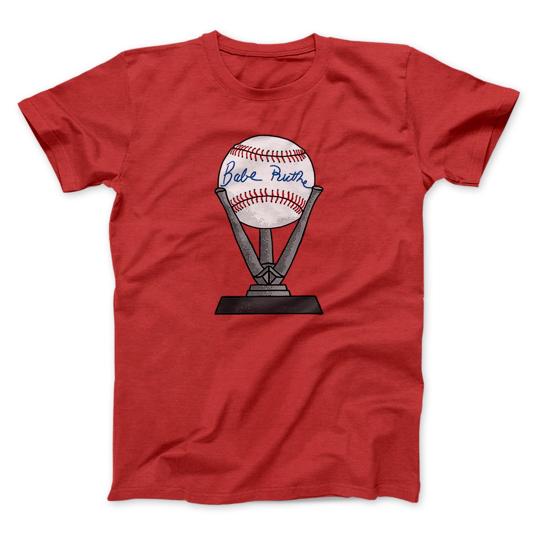 Babe Ruth Signed Ball Funny Movie Men/Unisex T-Shirt