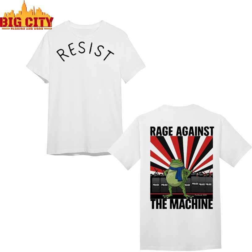 Rage Against The Machine Frog Political Protest 2025 Shirt