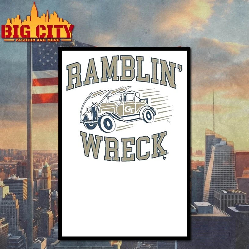 Ramblin’ Wreck Georgia Tech Yellow Jackets Shirt