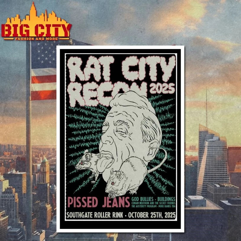 Rat City Recon Oct 25 2025 Southgate Roller Rink in Seattle WA poster shirt