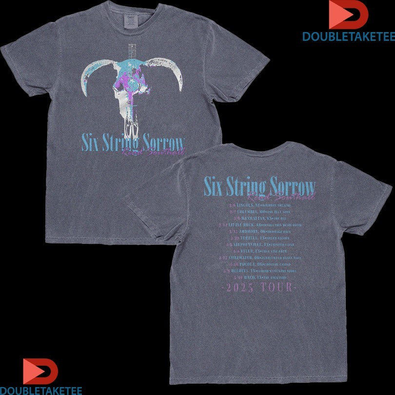 Official Read Southall Six String Sorrow Tour 2025 T-shirts