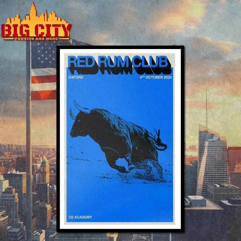 Red Rum Club Tour Oxford, UK 10.04.2025 Poster shirt