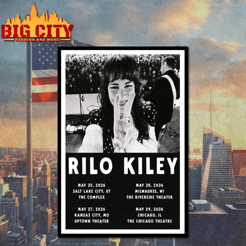 Rilo Kiley May 2026 Tour Poster Shirt