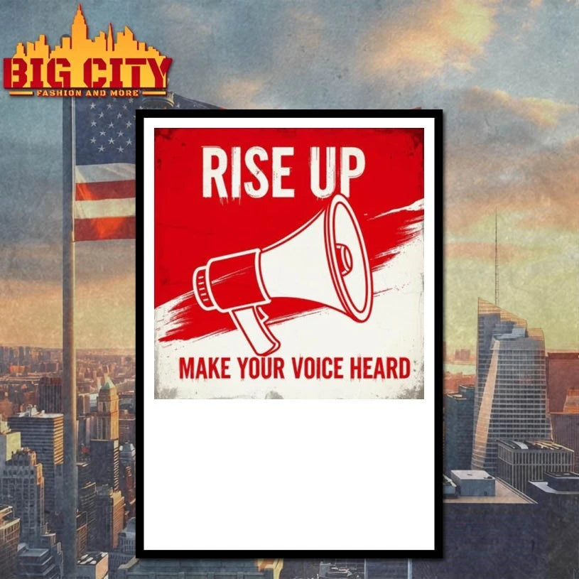 Rise Up Make Your Voice Heard Protest Freedom Charlie Kirk shirt