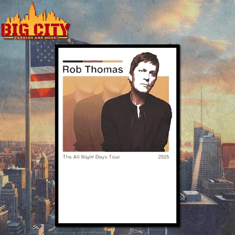 Rob Thomas The All Night Days Tour 2025 Shirt