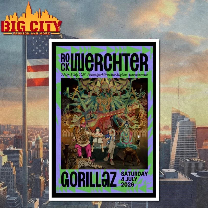 Rock Werchter Werchter Belgium Tour 2026 Poster Shirt