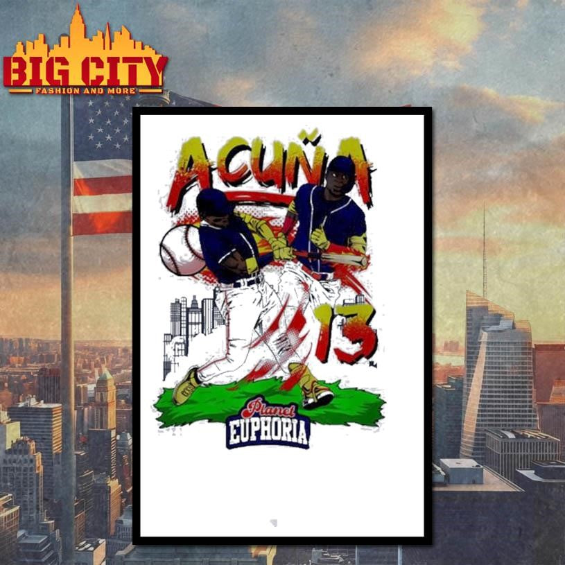 Ronald Acuna Atlanta Braves Hand Drawn Artwork Shirt