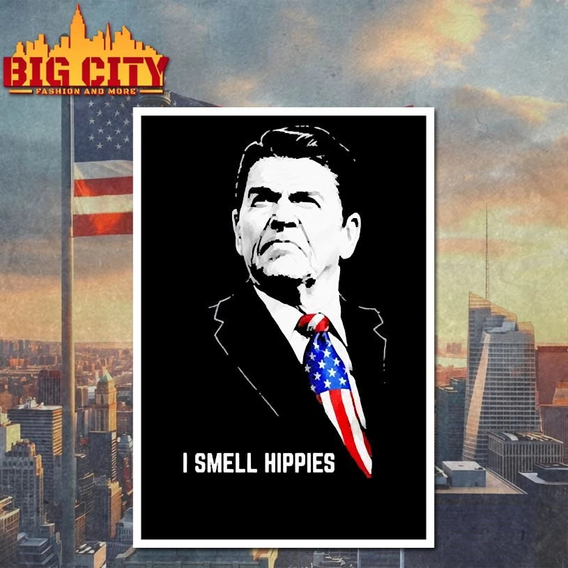 Ronald Reagan I Smell Hippies Shirt
