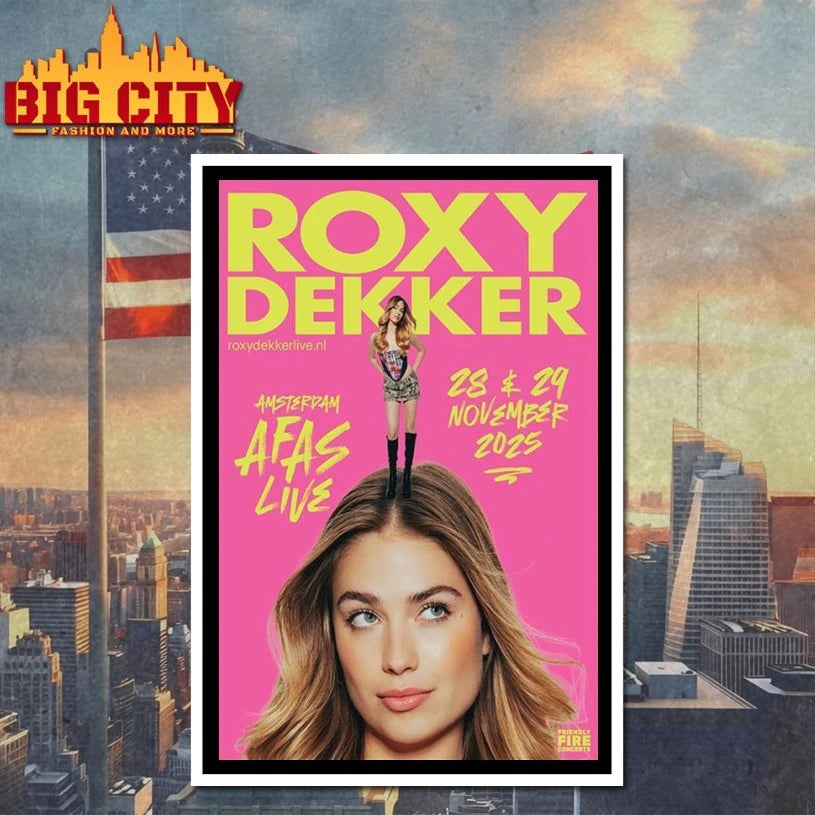 Roxy Dekker Netherlands November 28 29 2025 Poster shirt