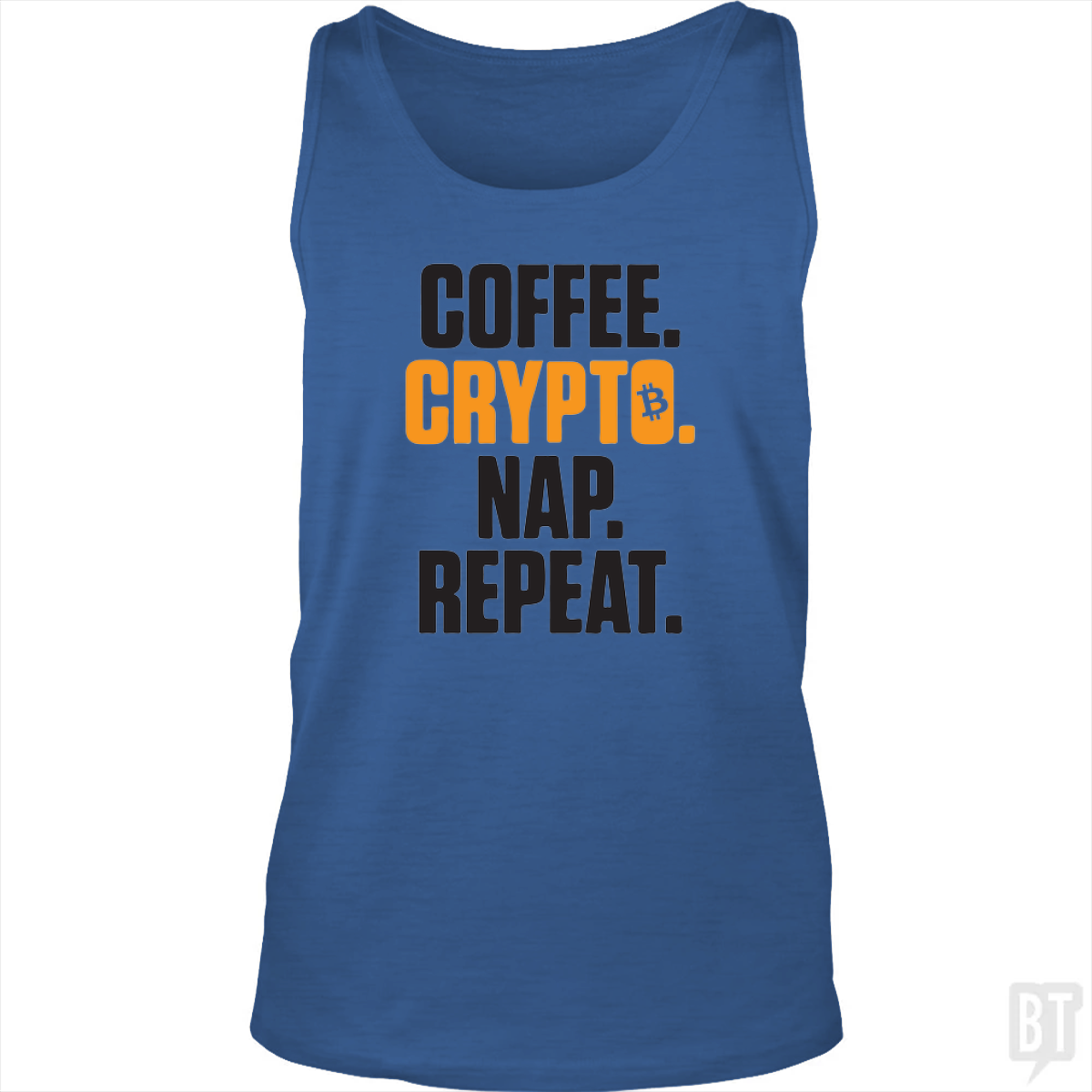 Coffee Crypto Nap Repeat Tank Top