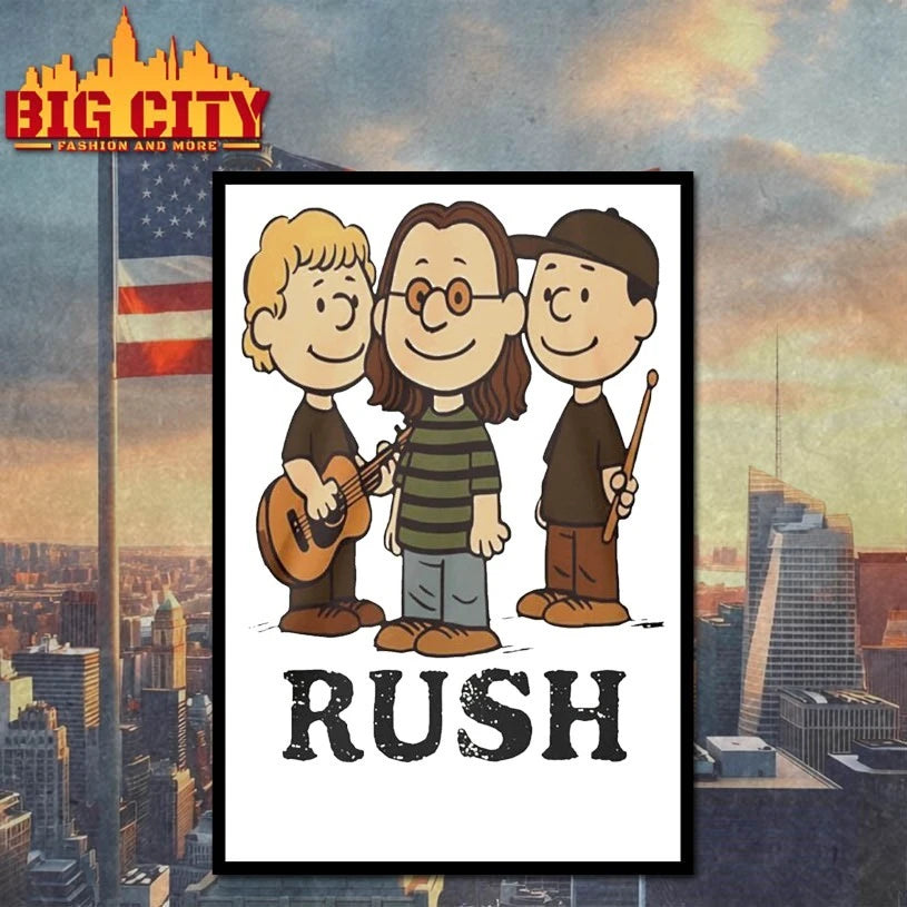 Rush Band As Peanuts shirt