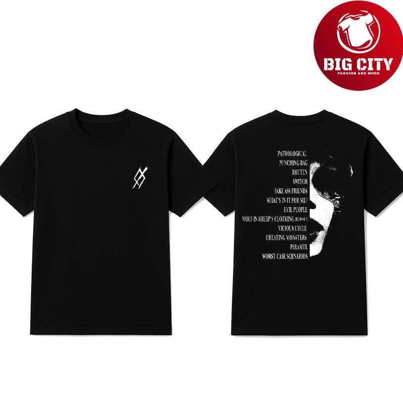 SIO Album Tracklist 2025 Two Sided Shirt
