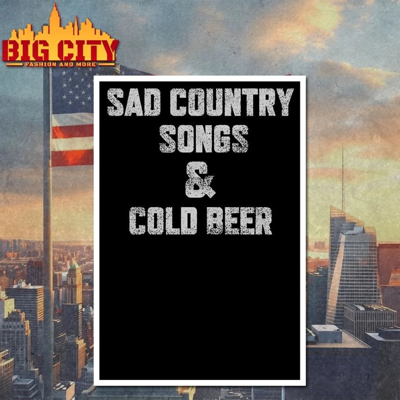 Sad Country Songs And Cold Beer shirt