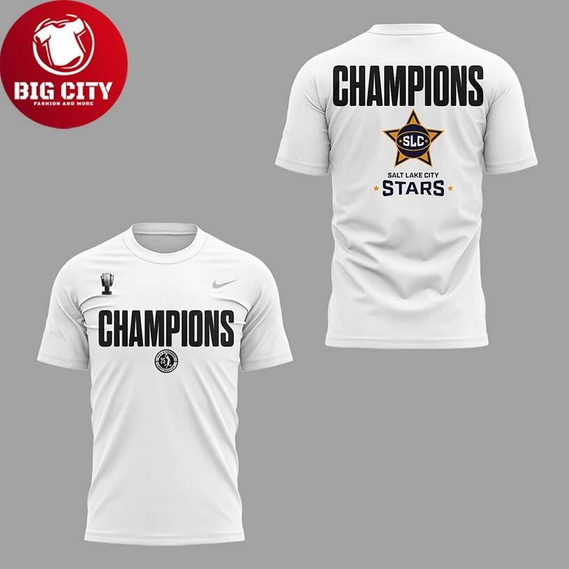 Salt Lake City Stars NBA Winter Showcase Champions 2025 Two Sided Shirt