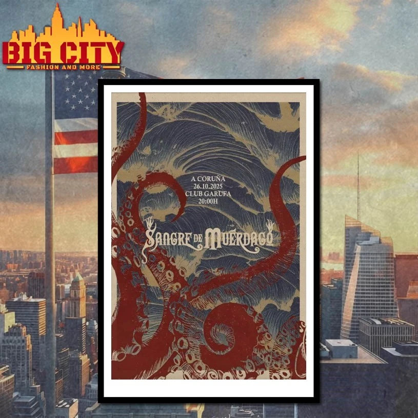 Sangre de Muérdago Oct 26 2025 A Coruña Spain Poster Shirt