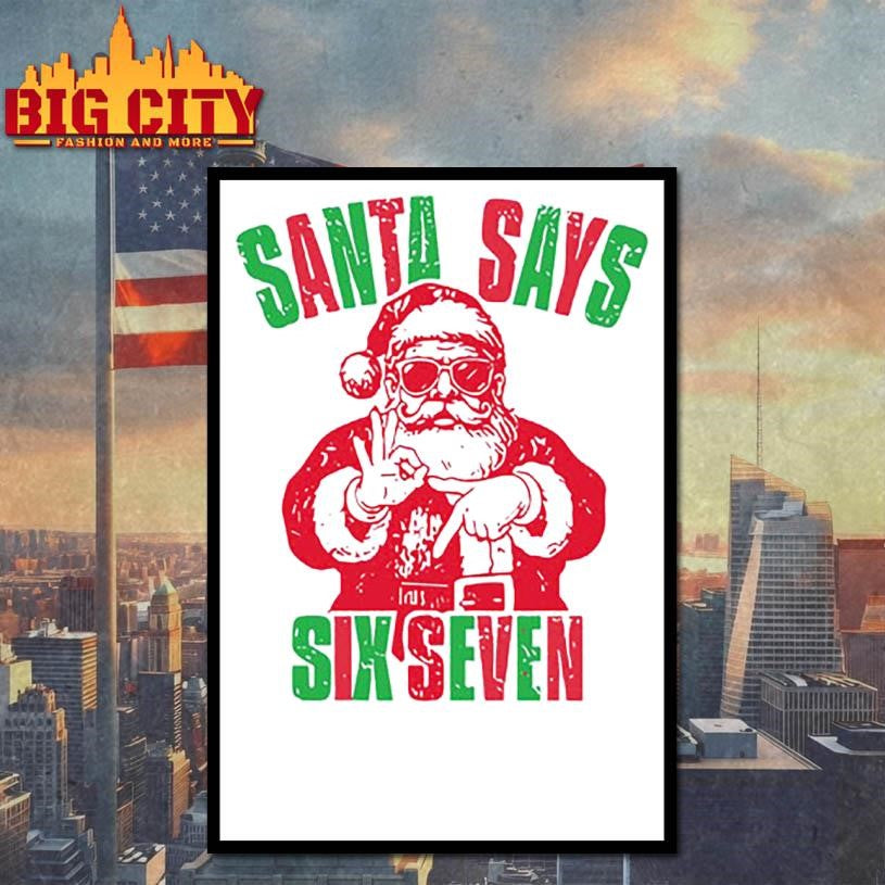Santa Six Seven Christmas Shirt
