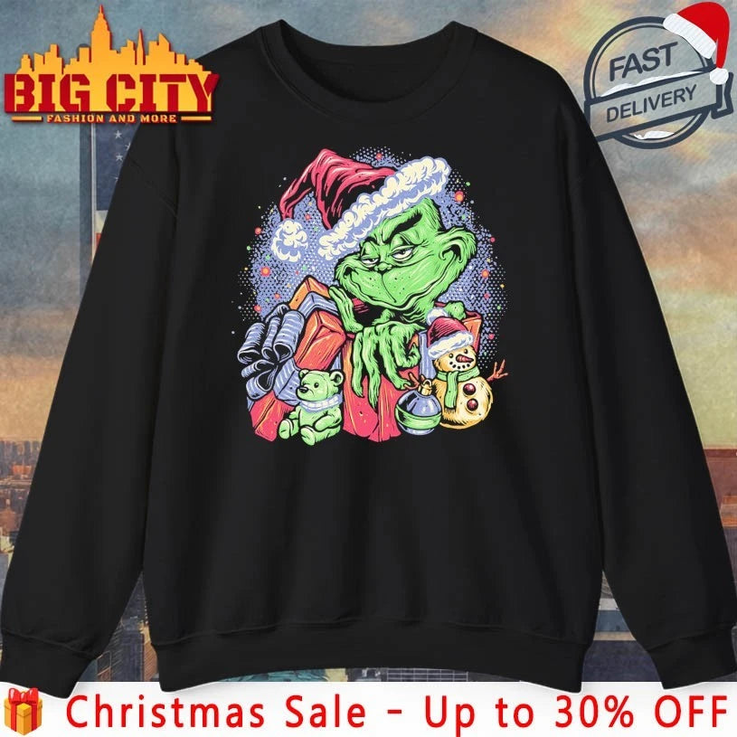 Santa the grinck A Grumpy Present shirt