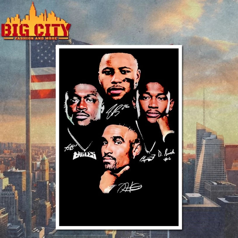 Saquon Barkley, Jalen Hurts, A. J. Brown and DeVonta Smith Shirt