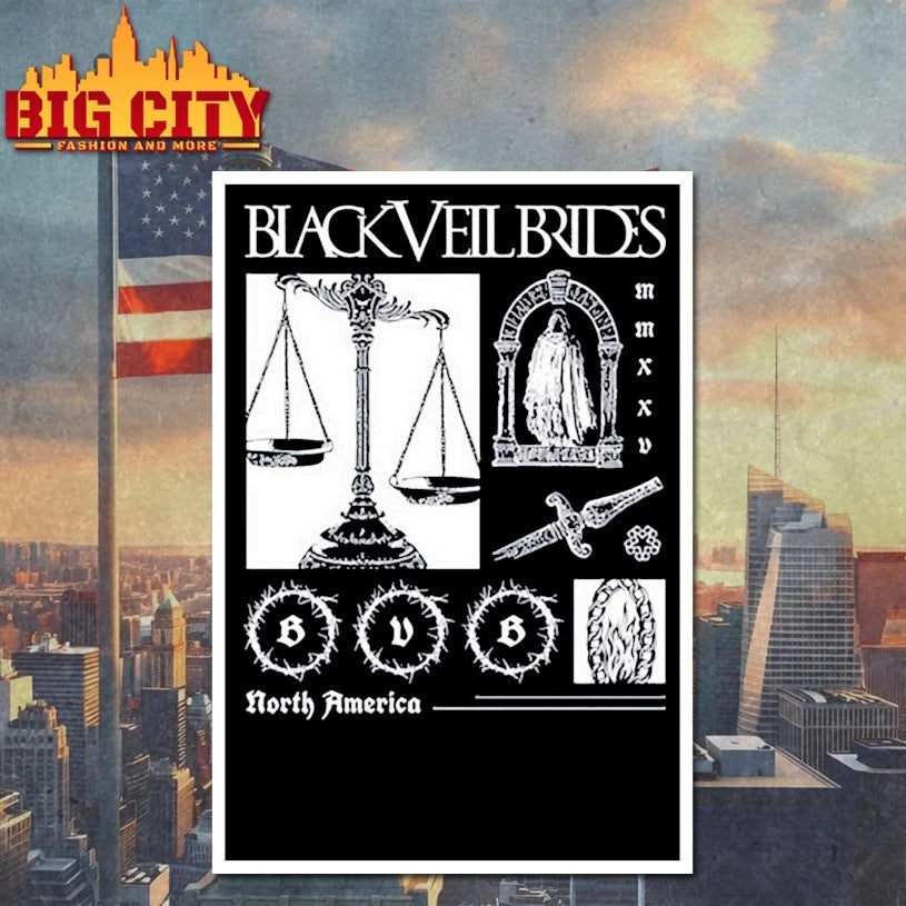 Scaled Of Justice Black Veil Brides 2025 shirt