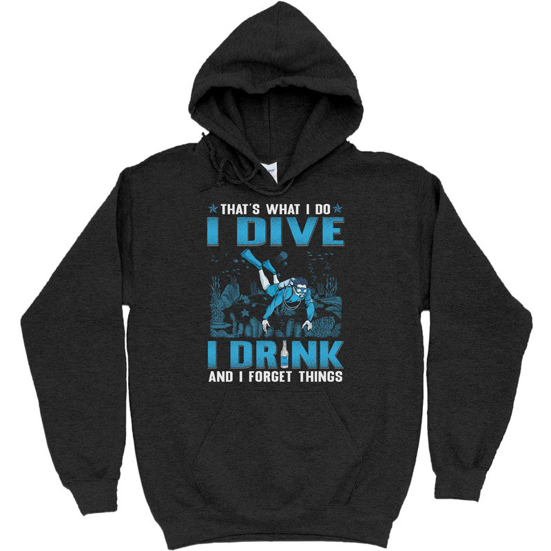 Scuba Diving Drink Beer Forget Things T-Shirt GSC003