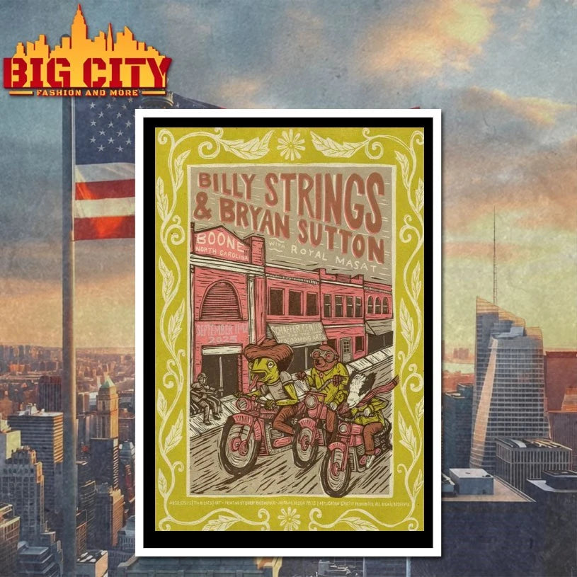 September 11-12 2025 Billy Strings Sutton Boone Poster shirt