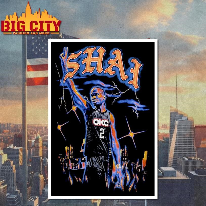 Shai Gilgeous-Alexander Oklahoma City Thunder Converse Shirt