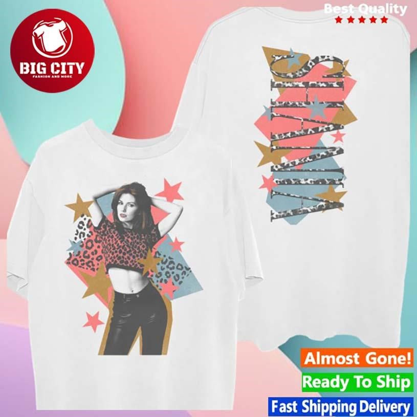 Shania Twain Shania Stars Photo Two Sided Shirt