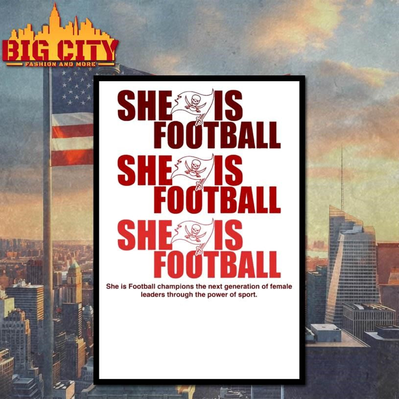 She Is Football Champions The Next Generation Shirt