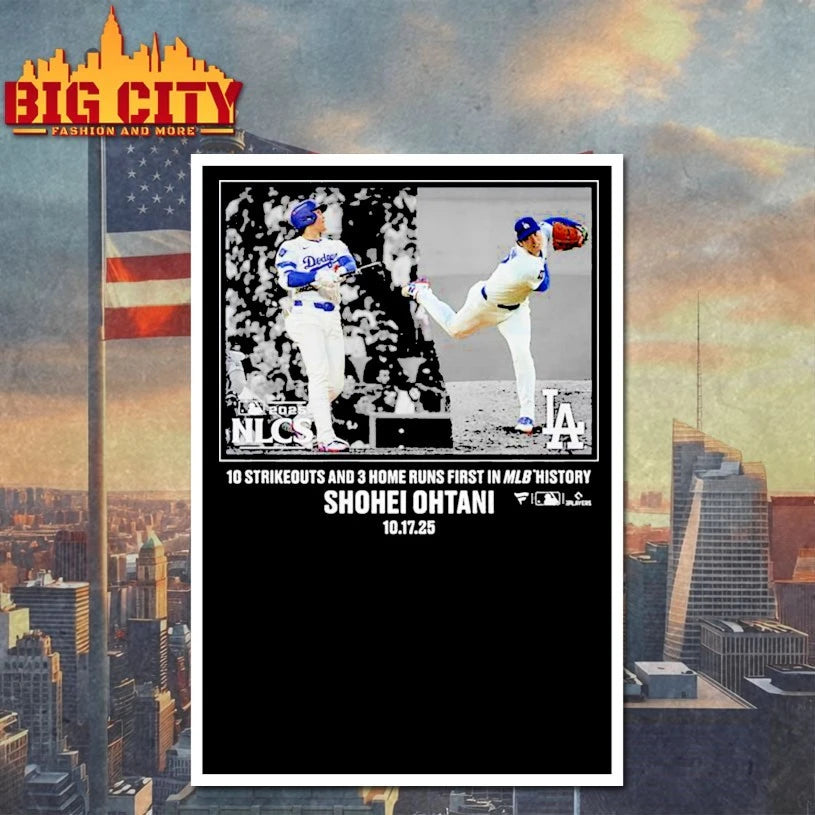 Shohei Ohtani 2025 Postseason Moment Los Angeles Baseball Shirt