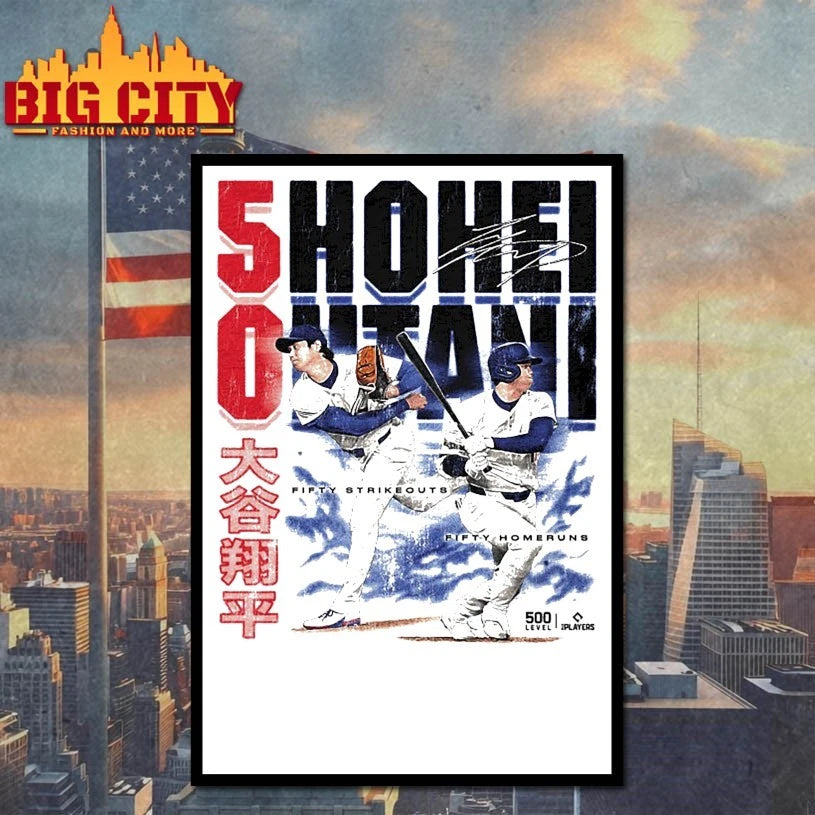 Shohei Ohtani Los Angeles D 50 Strikeouts 50 Home Runs Shirt