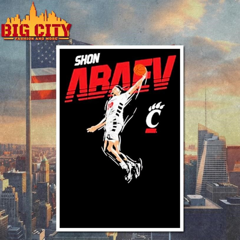 Shon Abaev 10 Cincinnati Bearcats Basketball Shirt