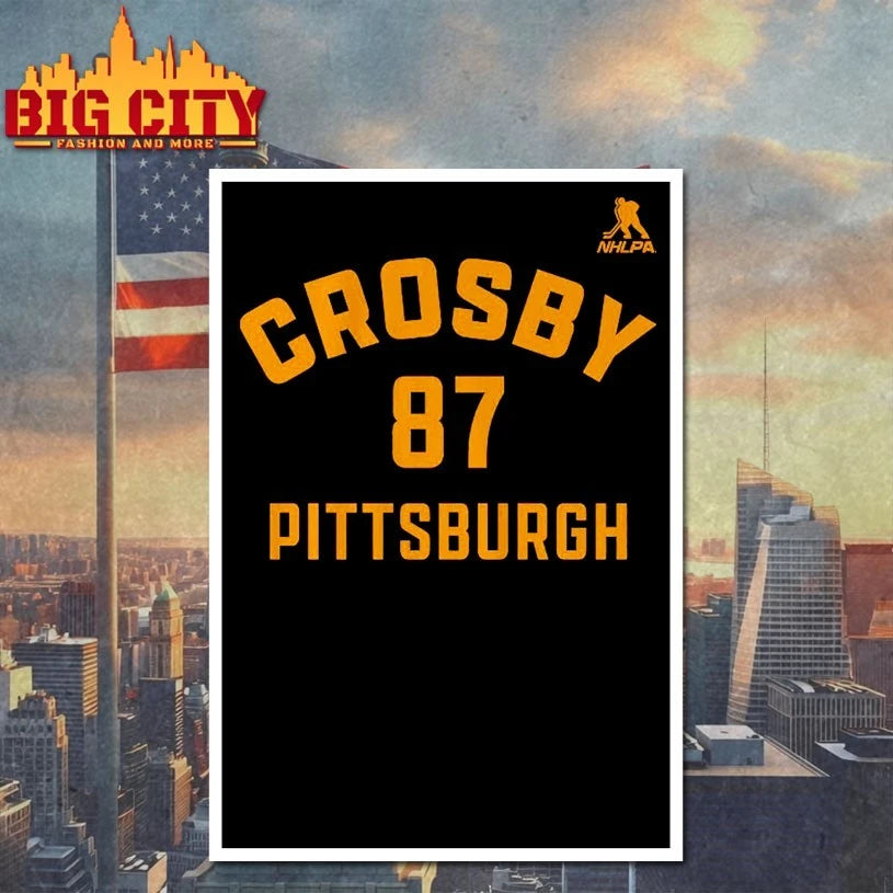 Sidney Crosby Pittsburgh Name & Number shirt