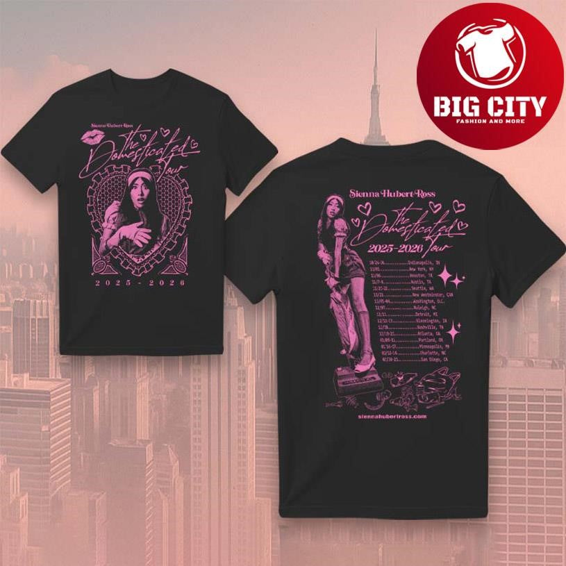 Sienna Hubert Ross Domesticated Tour New Two Sided Shirt